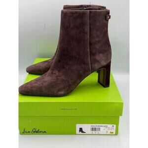 Sam Edelman Saige Ankle Bootie - Cafe Noir.-Women's Size 7